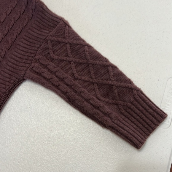 MerSea One Size Lisbon Traveler Sweater in Eggplant - Picture 8 of 11